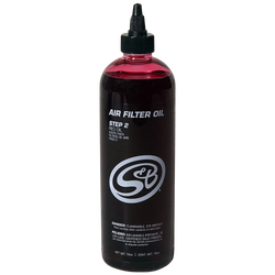 16 oz. Bottle of Air Filter Oil - Red S&B
