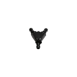 3 8 inch black anodized aluminum y barbed fitting fleece 1
