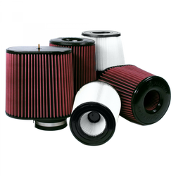 Air Filter for Competitor Intakes AFE XX-40035 Dry Extendable White S&B