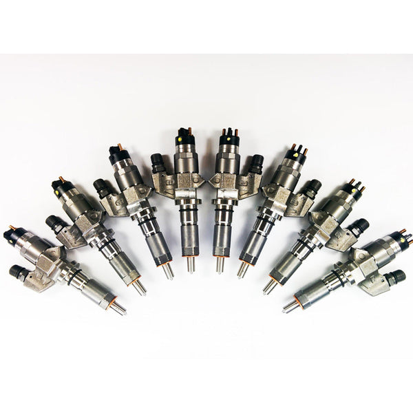 Duramax 01-04 LB7 Reman Injector Set 150 Percent Over SAC Nozzles -DDP ...